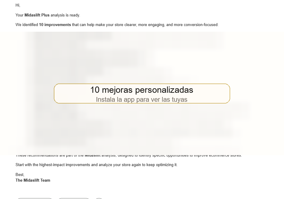 Así llega tu análisis